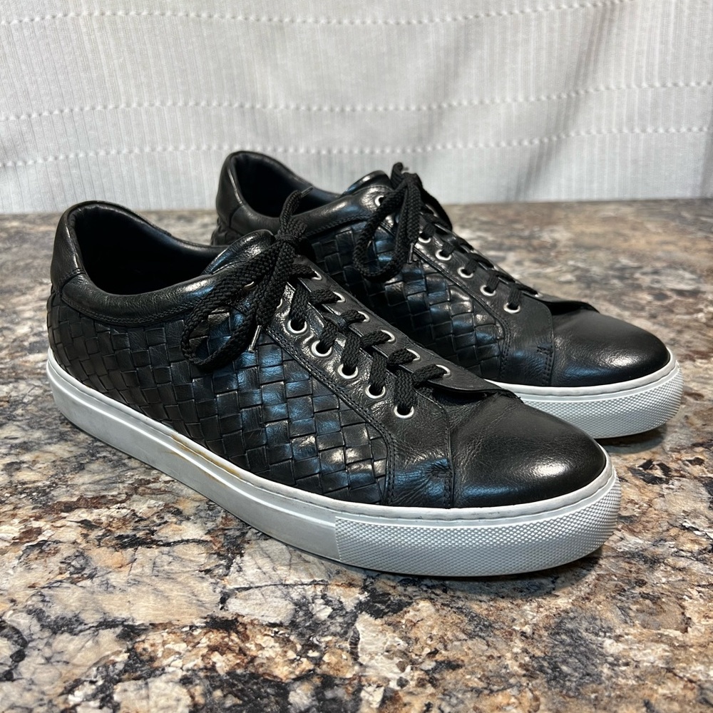 Trask ~ Rylan (Black leather sneaker made in Italy)